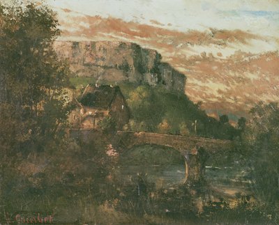 The Bridge at Nahin by Gustave Courbet